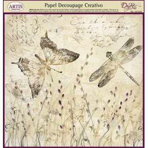 papel decoupage libelula dayka trade A0813204