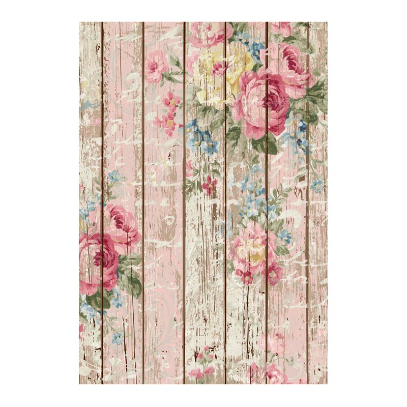 PAPEL DE ARROZ DINA4 Roseland esquinas con rosas • Tienda de Manualidades y  Scrapbooking Ammarte