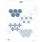 STENCIL FLOR VARIAS CAPAS  DIN A3