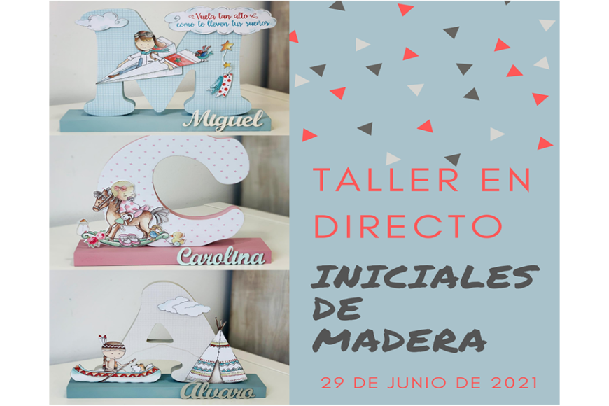 Letras de madera – Taller gratuito en directo