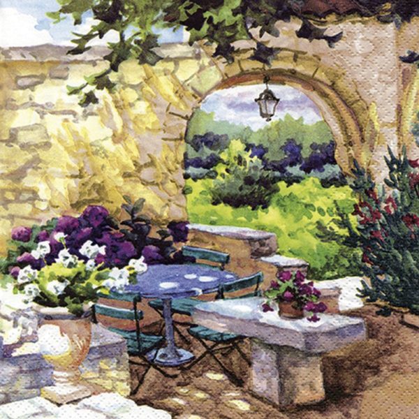 Patio Morning in Provence