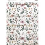 Flor de algodón . papel de arroz