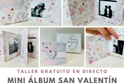 Mini álbum San Valentín – Taller gratuito en directo