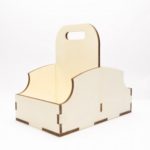 Soporte Madera 3D 040 Cesta