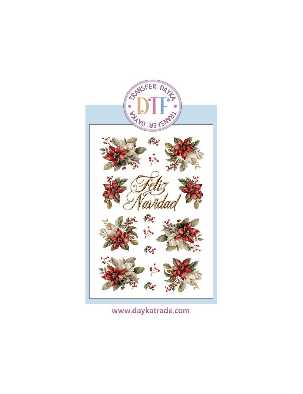 transferencia-textil-con-dibujos-flores-y-feliz-navidad