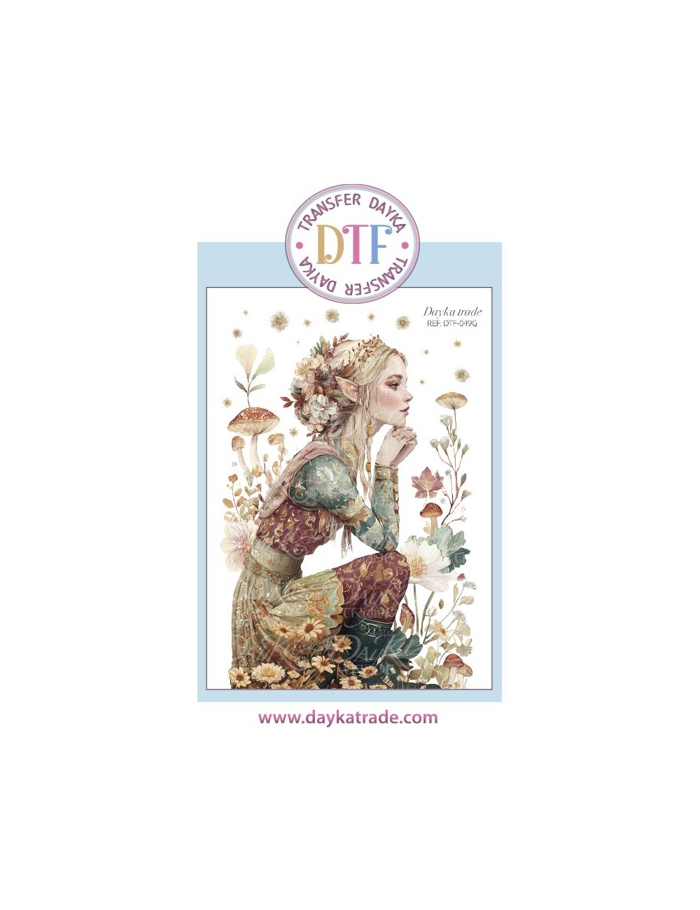 transferencia-textil-elfa-con-flores-y-seta