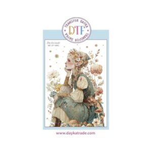 transferencia-textil-elfa-con-flores-y-setas