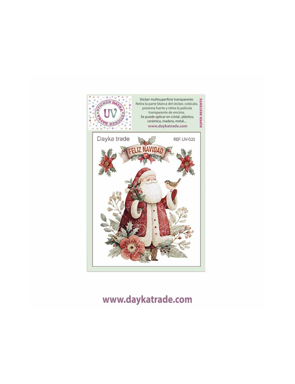 uv-sticker-transparente-papa-noel-rojo