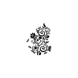 stencil-textura-floral